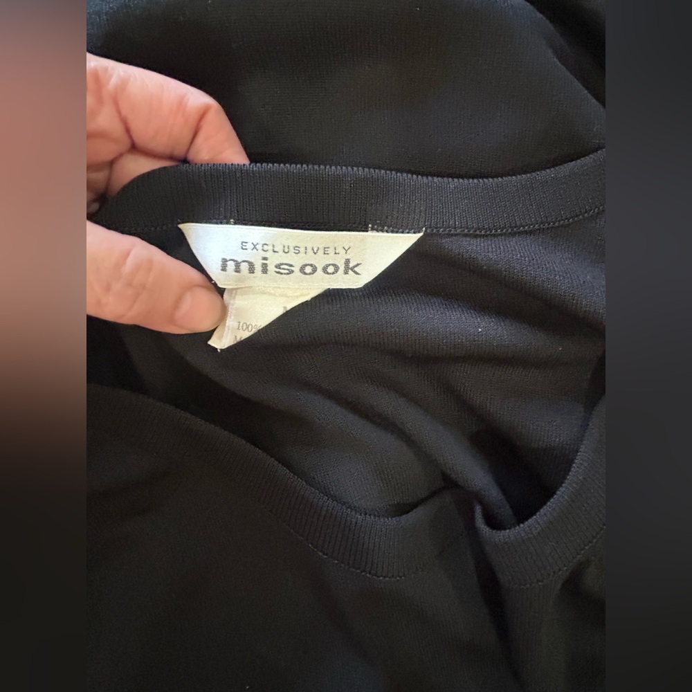Misook Elegant Black Maxi Dress - Picture 5 of 5
